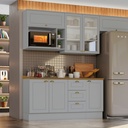 Aéreo cocina Americana gris 80cm