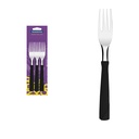 Juego 3 tenedores mesa negro