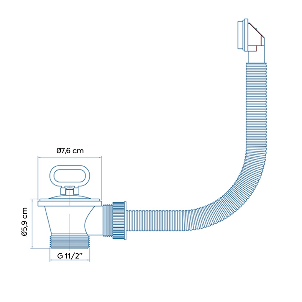 Lavaplatos de Acero Inoxidable PP 120x5 Kit