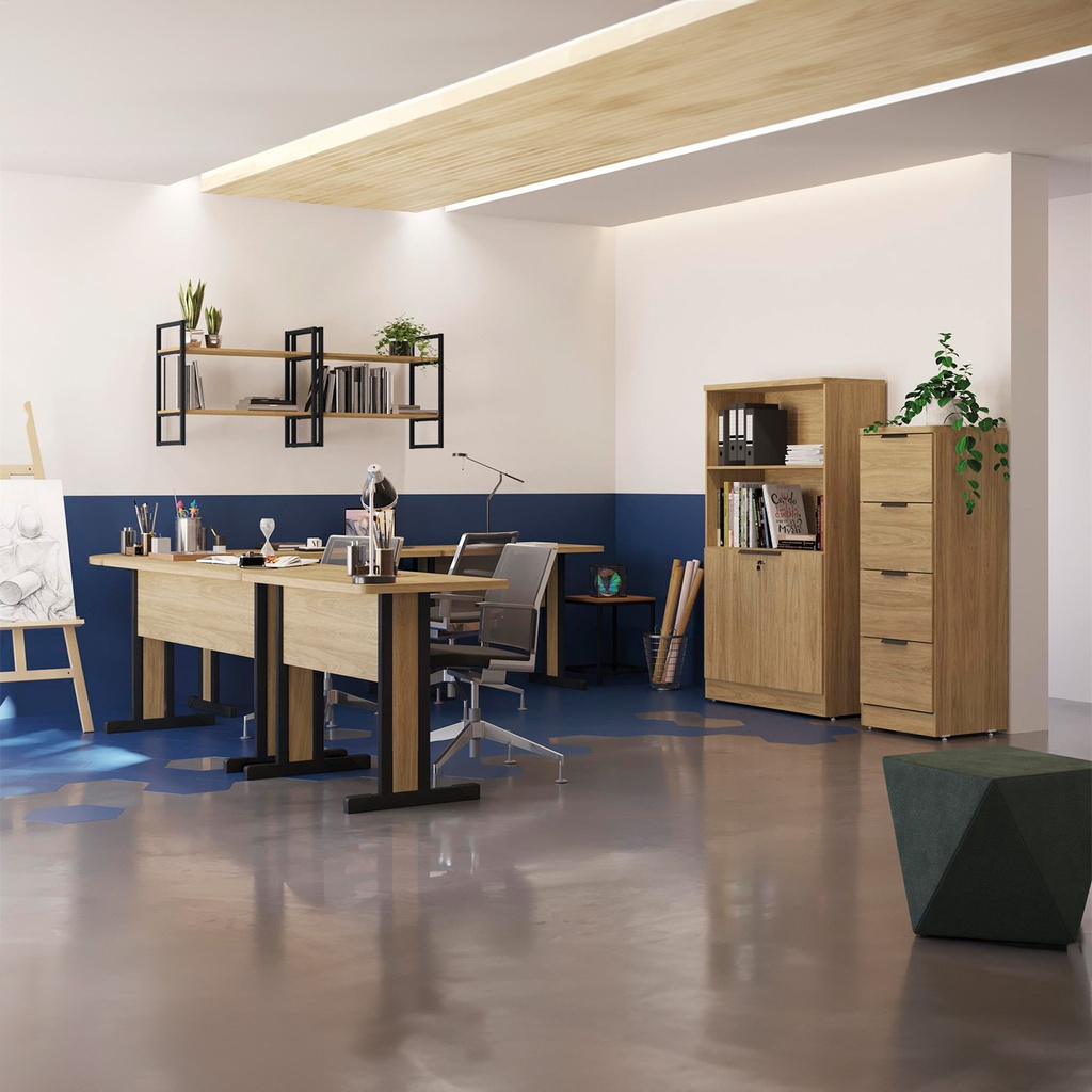 Escritorio Teca Italia 123cm