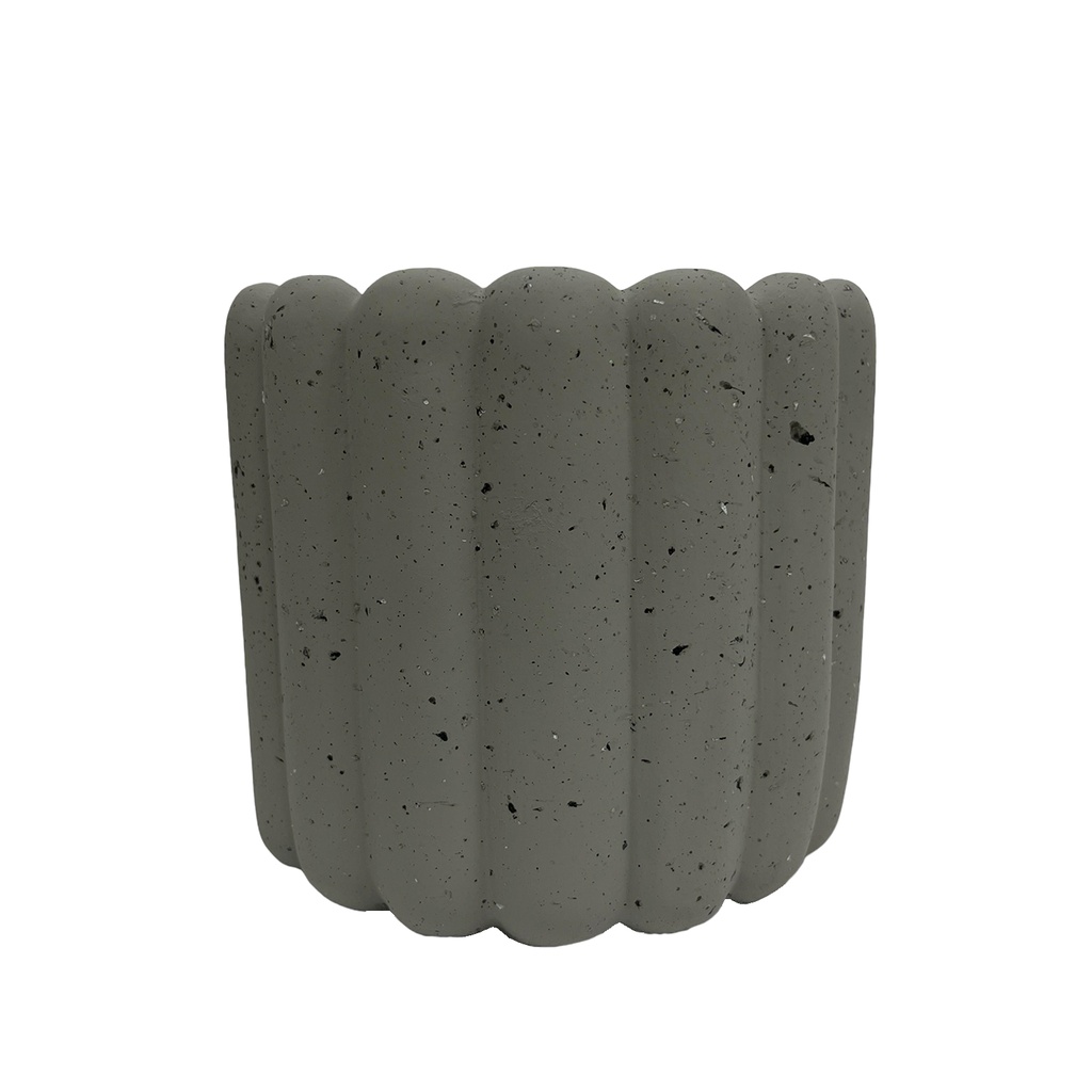 Macetero cerámica Nagoya gris 13.5cm