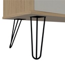 Rack TV Liberty café-blanco