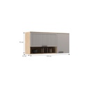 Aéreo cocina Amalia 3 puertas 120cm