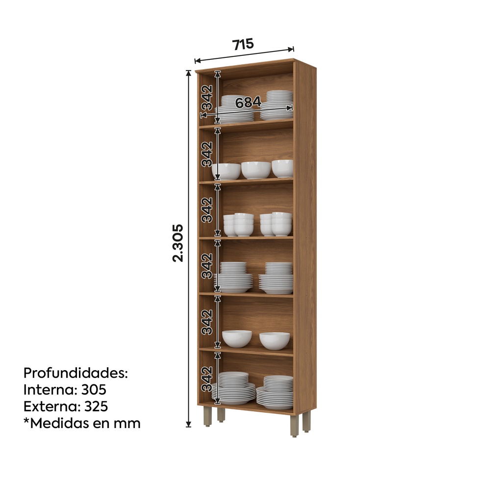 Vitrina Requinte 71.5cm