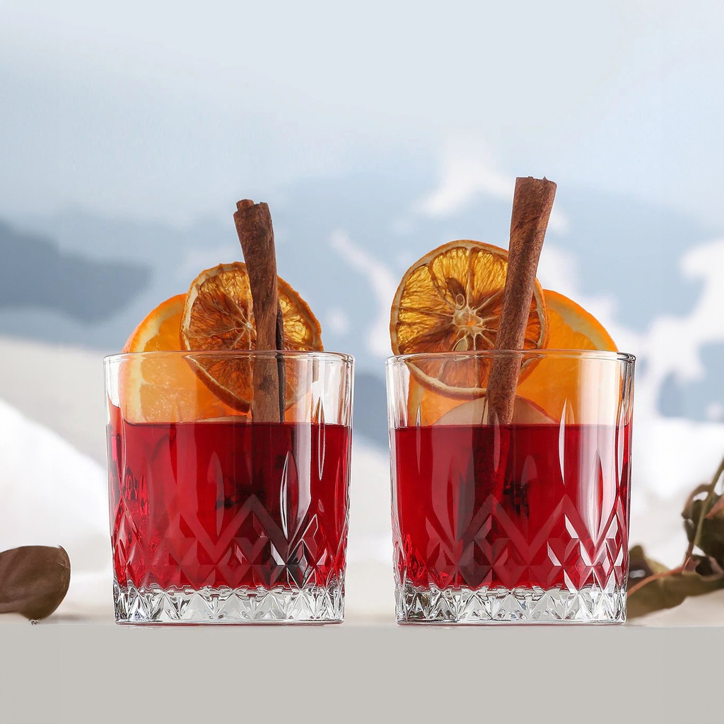 Vaso whisky 330ml set de 6