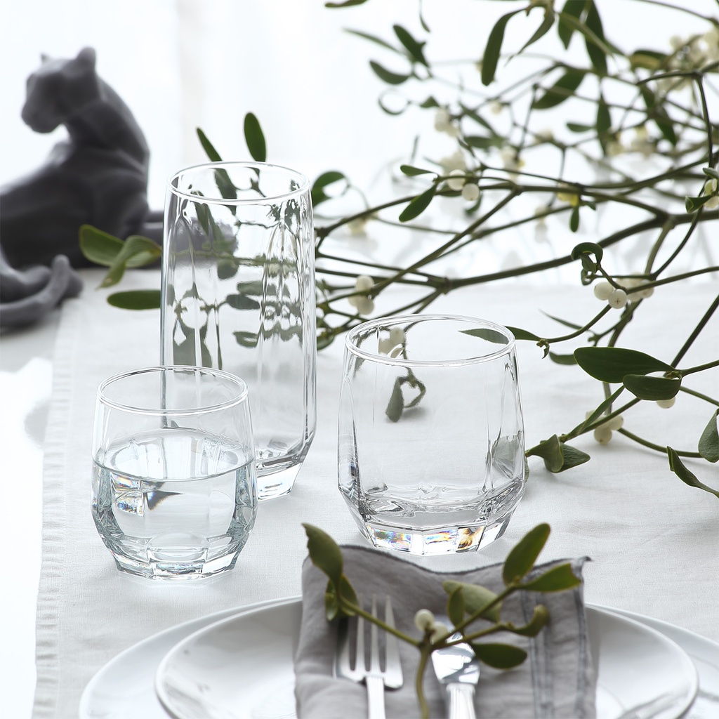 Vaso largo 390ml set de 6