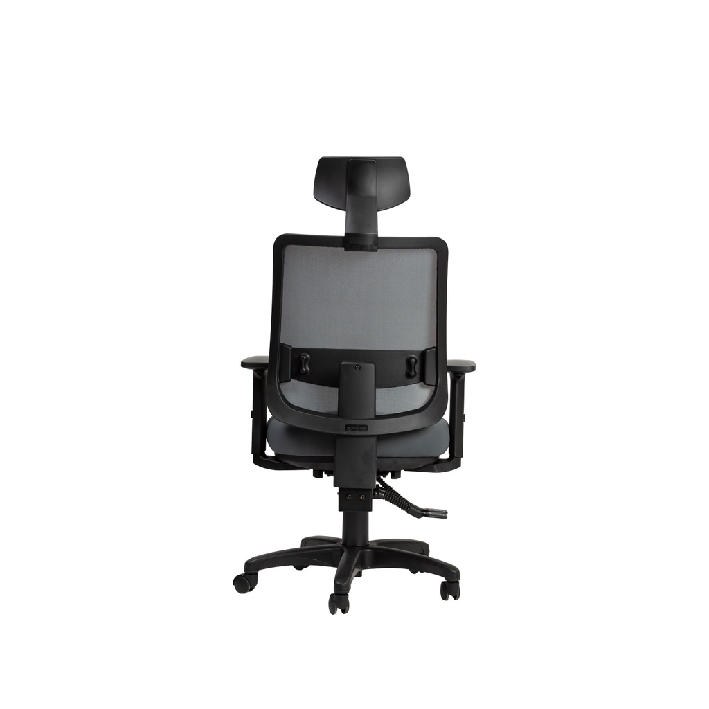 Silla oficina alta Saga gris