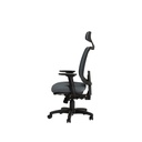 Silla oficina alta Saga gris