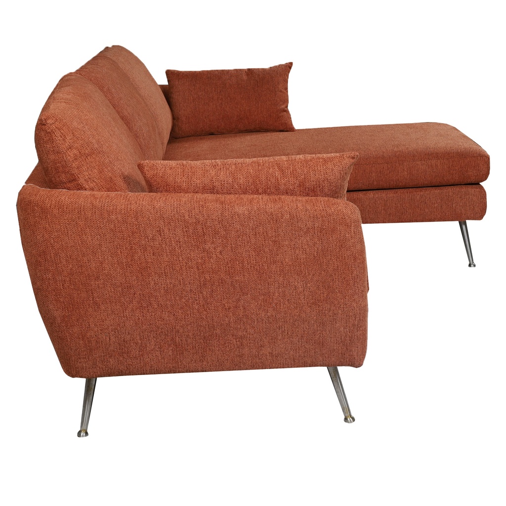 Sofá seccional Tavira naranjo