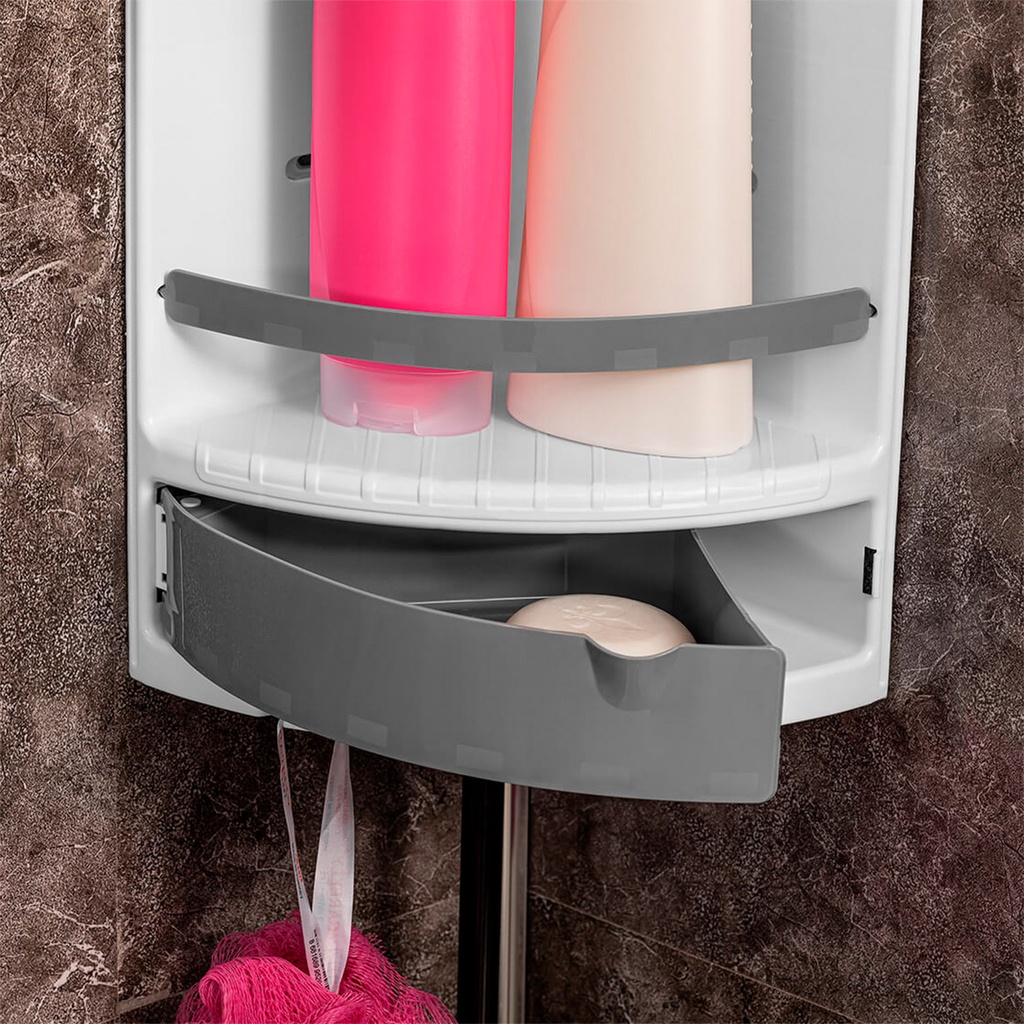 Organizador plástico esquina 29x18x41cm