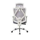 Silla oficina Acotango cromada gris