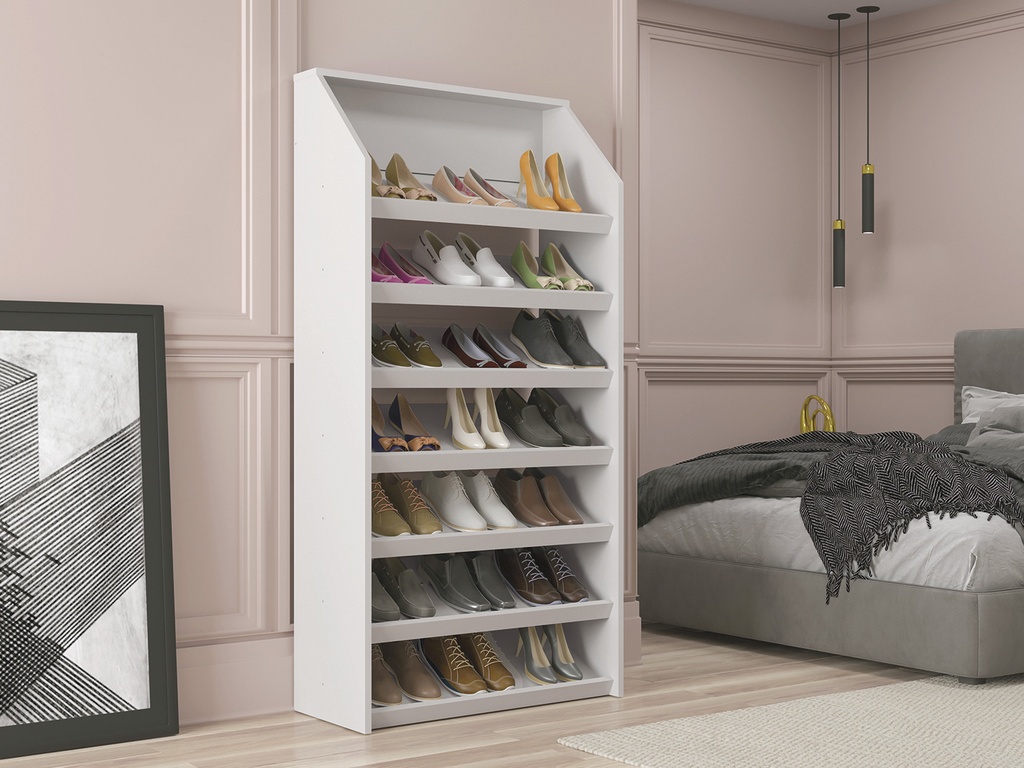 Zapatero 7 niveles Ravenna blanco