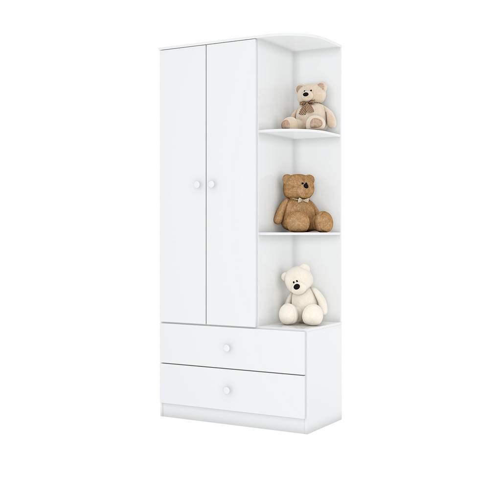 Closet Laberinto blanco 2 puertas