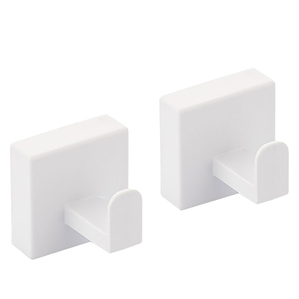 Set 2 ganchos adh. plásticos