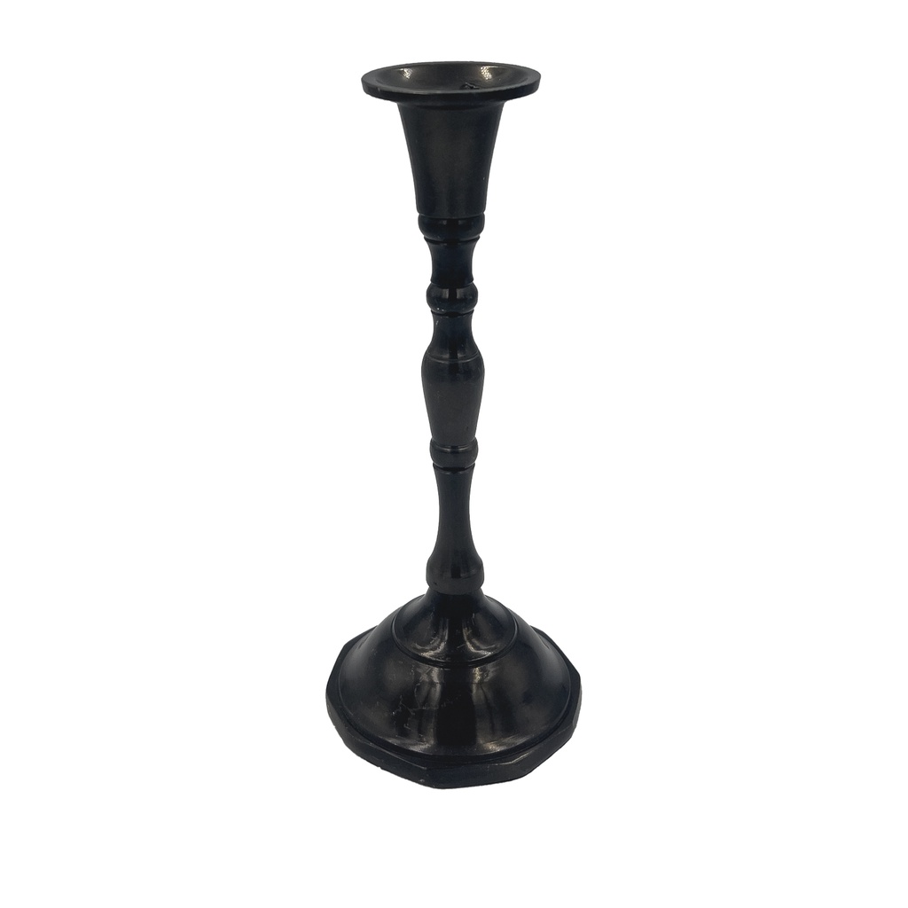 Candelabro negro 20cm