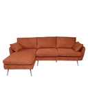 Sofá seccional Tavira naranjo