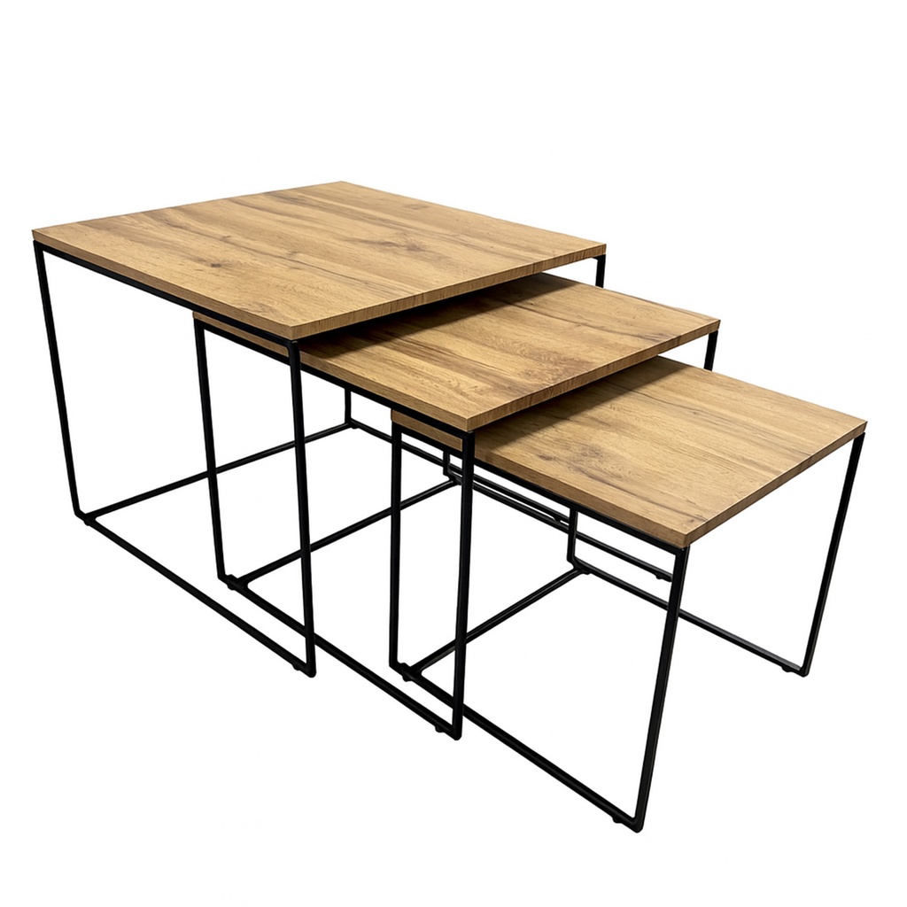 Mesa centro Grajaú set de 3