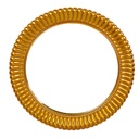 Espejo reodondo 75cm Frani dorado