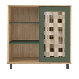 [230025714] Buffet 1 puerta Charlotte Roble-Menta