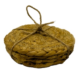 [230027438] Set 4 posavasos yute 10x10cm