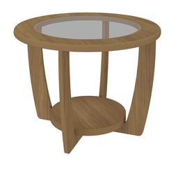 [230027627] Mesa centro Curve café