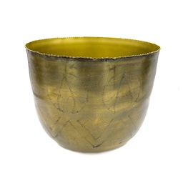 [230029181] Macetero dorado 25cm