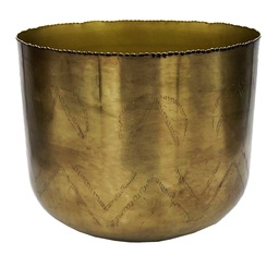 [230029182] Macetero dorado 24cm