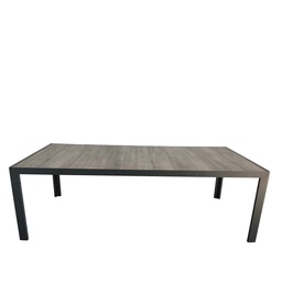 [230031106] Mesa terraza Lazio cerámica gris 225cm