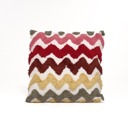 [230031297] Cojín 40x40cm kids zigzag verde