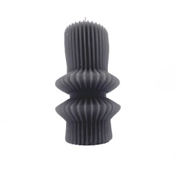 [230032820] Vela acanalada 11cm negro