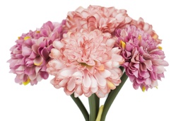 [230035538] Ramo 6 crisantemos artificial rosado