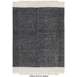 [230039676] Alfombra 200x300cm Cliford blanco