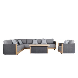 [230041370] Juego living terraza seccional Ámbar 4 pzas