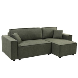 [230044291] Sofá cama seccional Vito verde edición touch